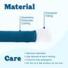 SOJITEK, DIY, 2.2 LBS of Soft Polyester Bulky Yarn for Hand Knitting Blanket, Pillow, Handbag, Demin Blue, 41.5 Yards, Arm Knitting Yarn for Chunky Braided Knot Throw Blanket, Weave Craft Crochet view 4