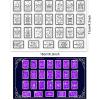 CRASPIRE Tarot Cards Silicone Clear Stamps for Scrapbooking Journaling Making Mystic Moon Mystery Greeting Words DIY Fantasy Magic Transparent Rubber Seals Stamp Crafting Supplies 6.3 x 4.3inch view 2