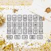 CRASPIRE Tarot Cards Silicone Clear Stamps for Scrapbooking Journaling Making Mystic Moon Mystery Greeting Words DIY Fantasy Magic Transparent Rubber Seals Stamp Crafting Supplies 6.3 x 4.3inch view 3