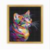 Cat Abstract Animal CS872-2 - Counted Cross Stitch Pattern. Only Printed Pattern Inside. No Fabric, Threads, Needles, Hoops. view 1