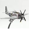 MOUDOAUER 1:72 Alloy US Army Air P-51 Mustang Fighter Aircraft Model Aircraft Model Simulation Aviation Science Exhibition Model view 2
