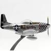 MOUDOAUER 1:72 Alloy US Army Air P-51 Mustang Fighter Aircraft Model Aircraft Model Simulation Aviation Science Exhibition Model view 4