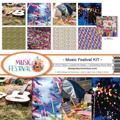 Reminisce Music Festival Scrapbook Collection Kit