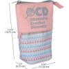 Boye 42-40165 ''OCD'' Fabric Crochet Storage Bag with Zipper, 5.75" x 7", Multicolor view 3
