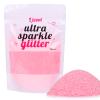 Holographic Fine Glitter, 100g/3.5oz Extra Fine Glitters Powder Packs for Resin, Craft Glitter for Tumblers Candle Slime Making, Festival Body Face Eyeshadow Nail Glitter (Light Pink) view 1