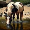 Stream Horse Diamond Painting Kits - Rest Time, Chic Full Round Fine Rhinestones Cross Stitch Kit, for Adults and Kids, for Room Decor and Home Decor (18 X 25 Inch) view 1