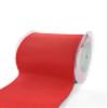 4 Inch Wired Faux Duck Cloth Raised Thread Ribbon - 731-4-14 red view 1