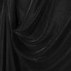 100% Micro Velvet Fabric Black Color 44" view 2