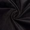 100% Micro Velvet Fabric Black Color 44" view 4