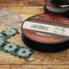 The Beadsmith S-Lon Fire Braided and Fused Bead Thread 6lb. Test, .006/.15mm Diameter, 125 Yard Spool, Black Color Super Strong Stringing Material for Jewelry Making and Bead Weaving view 3