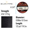 The Beadsmith S-Lon Fire Braided and Fused Bead Thread 6lb. Test, .006/.15mm Diameter, 125 Yard Spool, Black Color Super Strong Stringing Material for Jewelry Making and Bead Weaving view 4