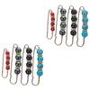 CORHAD 2sets Fashion Brooch Pins for Women Pearl Brooch Pins for Clothes 4pcs*2 view 1