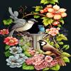 Diamond Painting Kits Flowers and Birds - Spring Scenery, for Adults and Kids, Chic Full Circle Gemstone Crystal Art Cross Stitch Kit, for Wall Decor & Bedroom Decor (18 X 25 Inch) view 1