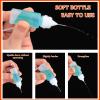 Zhehao 100 Pcs 10 ML Metal Applicator Bottle, Mini Glue Bottle for DIY Craft, Acrylic Painting, Quilling, Art Projects(White) view 4