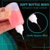 Zhehao 100 Pcs Precision Needle Tip Glue Applicator Bottles 30 ml/ 1 oz Translucent Glue Bottles Narrow Tip Applicator Bottle Plastic Liquid Dropper for DIY Quilling Craft Acrylic Painting(White) view 4