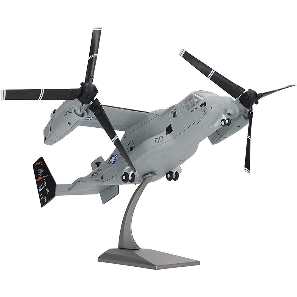 1:72 V-22 Aircraft Model, Diecast Airplane Model Decoration Simulated Safe with Stand for Office for Enthusiast