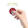 500 Pcs Rock Sticker Aesthetic Round Seal Label Self-Adhesive Stickers for Christmas Halloween Party Decoration for Scrapbooking Envelopes Water Bottles(Fashion Pattern 10) view 2