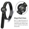 Ring Sizer Measuring Tool JRONGHE Reusable Finger Size Measuring Tape with Magnified Glass, Jewelry Sizing Tool 1-17 USA Rings Size view 4