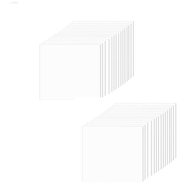 XMRISE Plastic Sheets Boards Panels Clear Transparent for Box Display Projects Picture Frame Signs Craft 100x200mm,Thickness 0.4mm