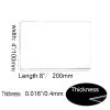 XMRISE Plastic Sheets Boards Panels Clear Transparent for Box Display Projects Picture Frame Signs Craft 100x200mm,Thickness 0.4mm view 2