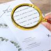 New Magnifying Glass 10X Reading Magnifier Handheld 2" Glass Lens Jewelry Loupe Loop,Package Ship from USA view 4