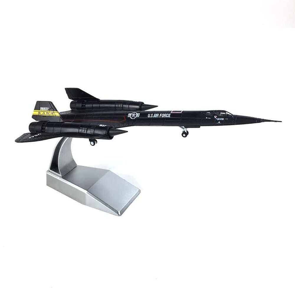DKHOUN American SR-71 Blackbird Reconnaissance Aircraft Plane Model Alloy Metal Model Airplane Die-Cast 1:144 for Collection Or Gift Ornament
