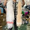 homeemoh 1 Meter Ostrich Feather Boa 10-Ply Costume Feather Shawl for Women Fluffy Feather Boa Trim for Halloween Masquerade view 3