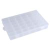 Pilipane 36 Grid Cosmetic Storage Box, Clear Plastic lunch box Box, adjust Storage Box Case Container Home lunch box for Washi Tape Jewelry Art personally constructed Crafts Beads Containe view 1
