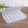 Pilipane 36 Grid Cosmetic Storage Box, Clear Plastic lunch box Box, adjust Storage Box Case Container Home lunch box for Washi Tape Jewelry Art personally constructed Crafts Beads Containe view 3