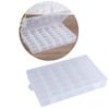 Pilipane 36 Grid Cosmetic Storage Box, Clear Plastic lunch box Box, adjust Storage Box Case Container Home lunch box for Washi Tape Jewelry Art personally constructed Crafts Beads Containe view 4