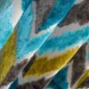 Fabric Mart Direct Chartreuse Jacquard Velvet Fabric By The Yard, 1 Yard 54 inches Width Chevron Abstract Green Jacquard Fabric, Wholesale Jacquard Upholstery for Curtains Bridal Dress Drapes view 4