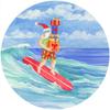 Surfing Santa by Paul Brent view 1