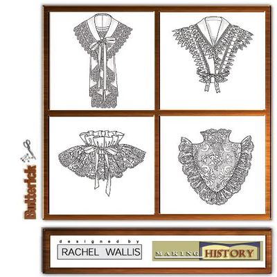 Butterick B4698 Misses' Historical Collars Sewing Pattern Size XY (Sml-Med-Lrg)