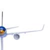 Bswath Model Plane 1:400 Scale Model B737 Model Airplane Diecast Airplanes Metal Plane Model for Gift (Blue Bird) view 2