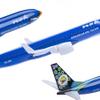 Bswath Model Plane 1:400 Scale Model B737 Model Airplane Diecast Airplanes Metal Plane Model for Gift (Blue Bird) view 4