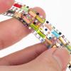 EXCEART 1roll Self-Adhesive Rhinestone Ribbon for Crafts Trim Wear-Resistant Rhinestone Decor for Clothes Shoes Bags and Wedding Decorations view 3