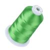 Simthread 5500Yds Embroidery Thread, 5000M High-Yardage 40WT 100% Polyester Thread 170+ Vivid Colors, High-Speed Rated Compatible with Brother, Singer, Janome & More - Christmas Green S039 view 1