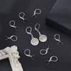 UNICRAFTALE 50pcs Leverback French Earring Hooks Stainless Steel Hoop Earwire Findings with Ice Pick Pinch Bails Metal Earring Hooks for Dangle Earring Jewelry Making 23.5mm view 2