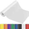 Heat Transfer Vinyl White Iron on Vinyl-12"x 50 FT White HTV Vinyl Roll T-Shirt, HTV Heat Transfer Vinyl for Cricut & Cameo, Heat Press Machines, Easy to Cut view 1