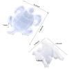 2PCS 3D Animal Molds, Large Silicone Sea Turtle Resin Mold and Frog Epoxy Resin Molds for Epoxy Resin Casting Desktop Home Decor Wall Hanging view 2