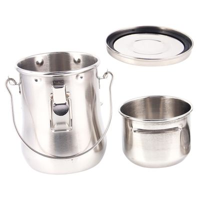Stainless Steel Thickened Paint Brush Washer Lid Multi-Function Oil Paint Pen Cleaning Barrel Double-Layer Art Brush Holder for Watercolor