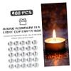 TEHAUX 200sets Candle Molds Professional Candlewicks Tea Light Cups for Handmade Crafts for Festivals Parties and view 4