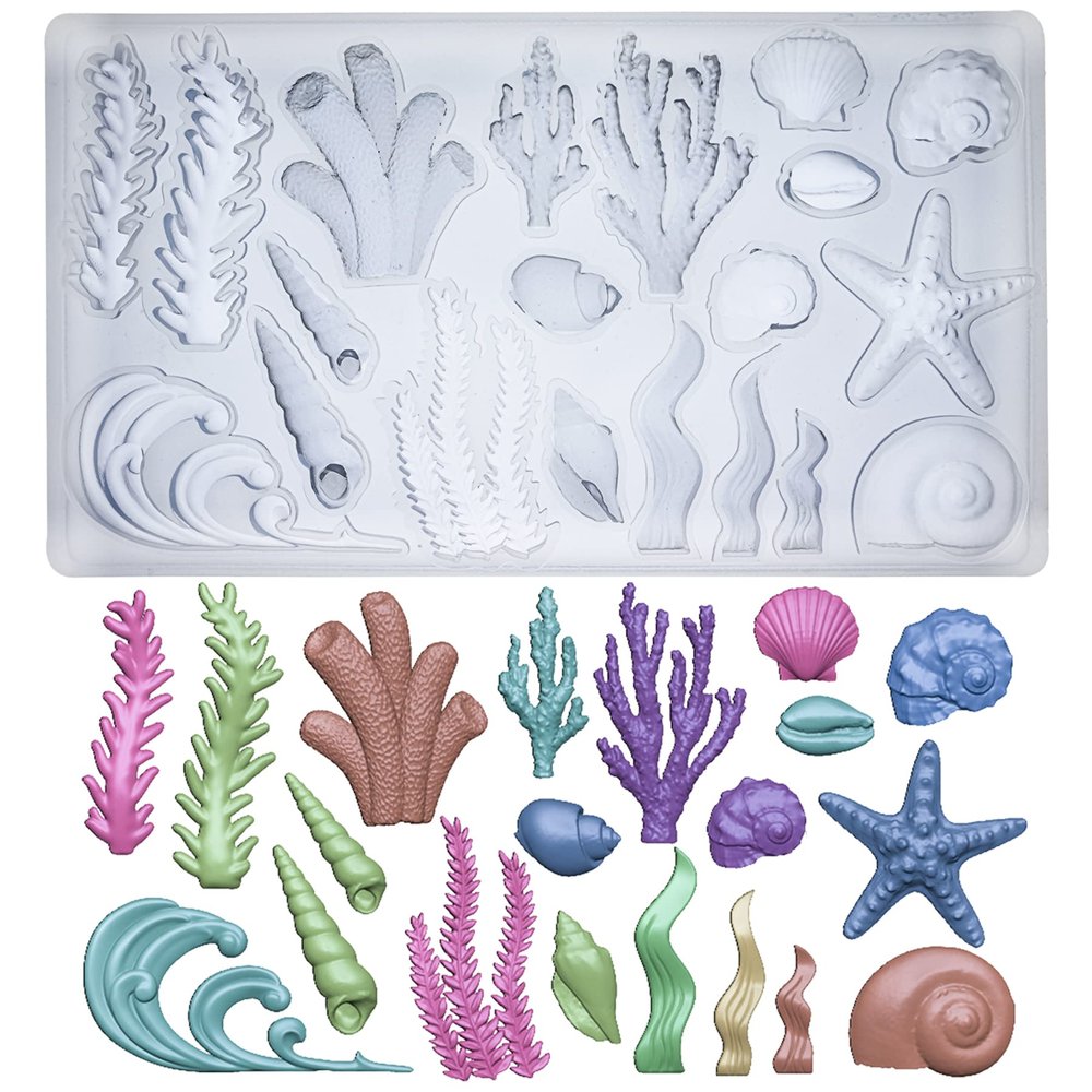 Sea Creature Mold for Polyclay Air Dry Clay Plaster