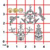 Art Mold for Polyclay Air Dry Clay Plaster, Medallion Frame view 4