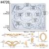 Art Mold for Polyclay Air Dry Clay Plaster, Wreath and Frame view 2