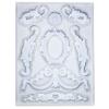 Art Mold for Polyclay Air Dry Clay Plaster, Wreath and Frame view 3