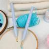 Smaller Punch Needle Embroidery Starter Kits 15cm for Kids and Adults Beginners with Punch Needle Tool,Threader, Stamped Fabric Embroidery,Hoop,Wild Flower Yarn Rug Punch Needle view 4