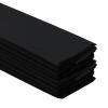 Crepe Paper Folds (20 Sheets) - 20 Inches Wide by 3.2 Feet Long - Mexican Crepe Paper -21 Assorted Color (Black) view 1