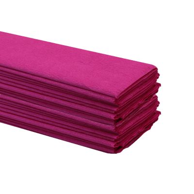 Crepe Paper Folds (20 Sheets) - 20 Inches Wide by 3.2 Feet Long - Mexican Crepe Paper -21 Assorted Color (Rose)