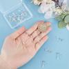 SUNNYCLUE 1 Box 20Pcs Clip on Earring Converters with Loop Shell Pearl Non Pierced Plastic Earring Findings Hypoallergenic U Type Earrings Components Earring Clips Converter for Jewelry Making Kit view 3